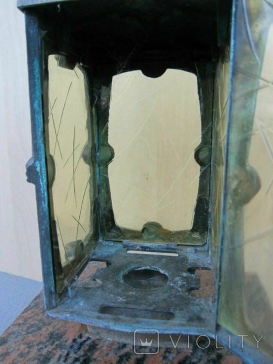 Надгробный фонарь бронзовый, фото №8