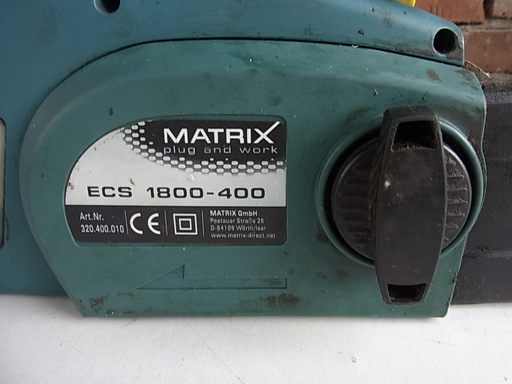 Пила електрична цепна MATRIX 1800W з Німеччини, фото №3