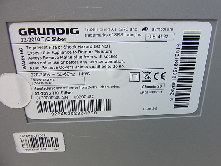 Телевізор GRUNDIG 32 SILBER + пульт з Німеччини, photo number 8