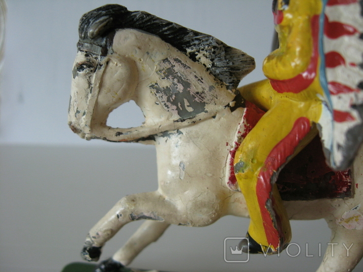 Фигурка Индеец на коне, фото №6