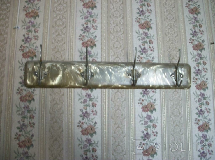 Ковер 1950-х годов, размер 2,75x1,40- см и бонус, вешалка 1960-х , крепкая-надежная, фото №8