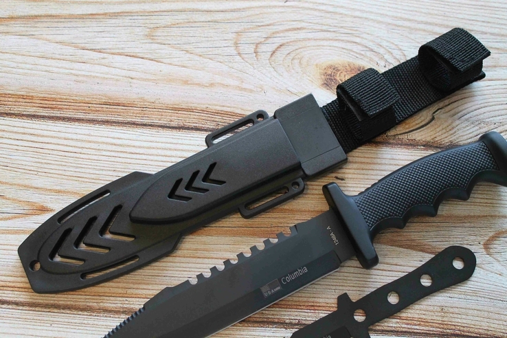 Тактический нож + Метательный нож Black JT24, фото №5