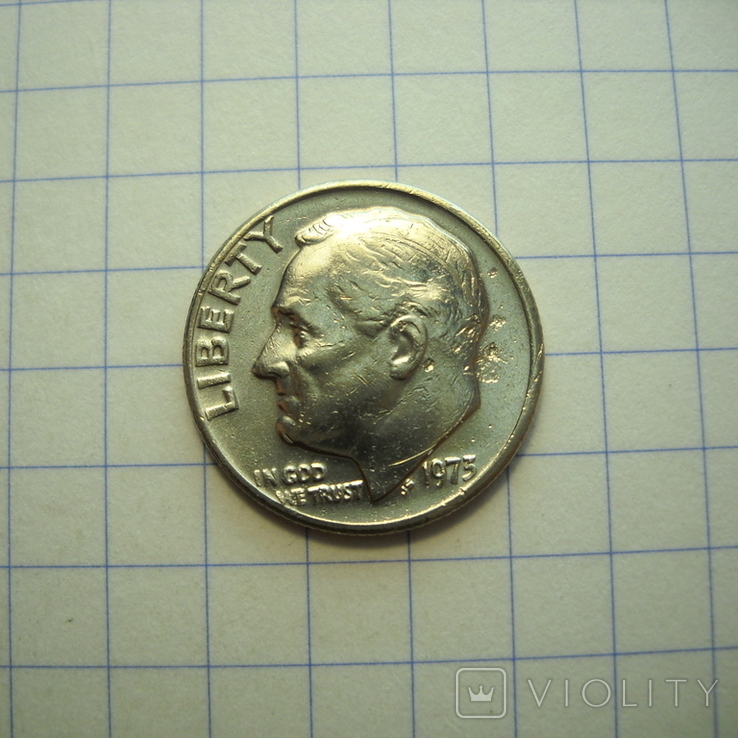 США, 10 центов 1973 г.