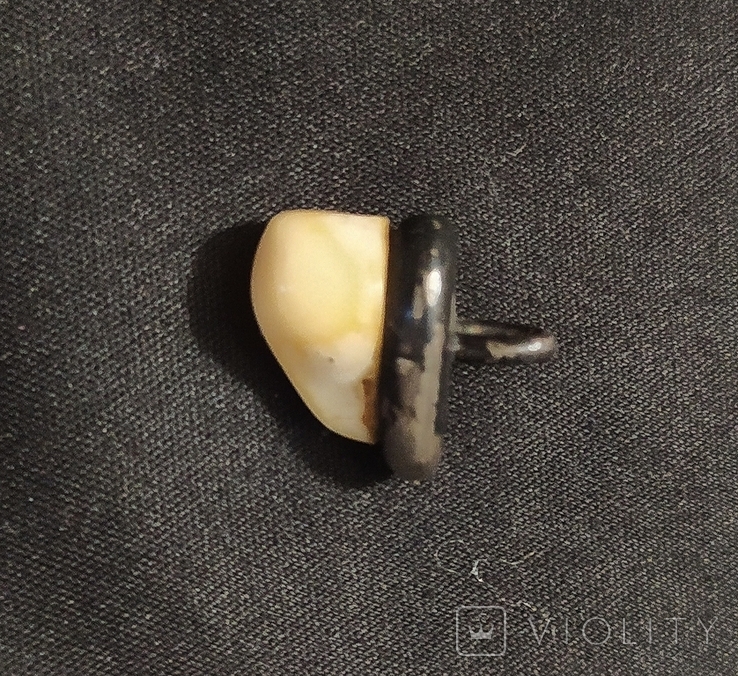 Старинная пуговица кость, серебро, photo number 3