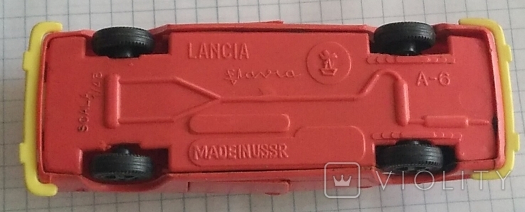Машинка LANCIA. Масштаб 1:43. Made in USSR., фото №5