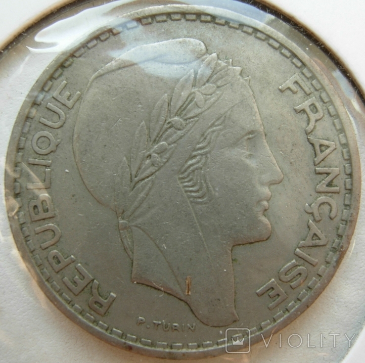 Алжир Французский 100 франков 1950, фото №3