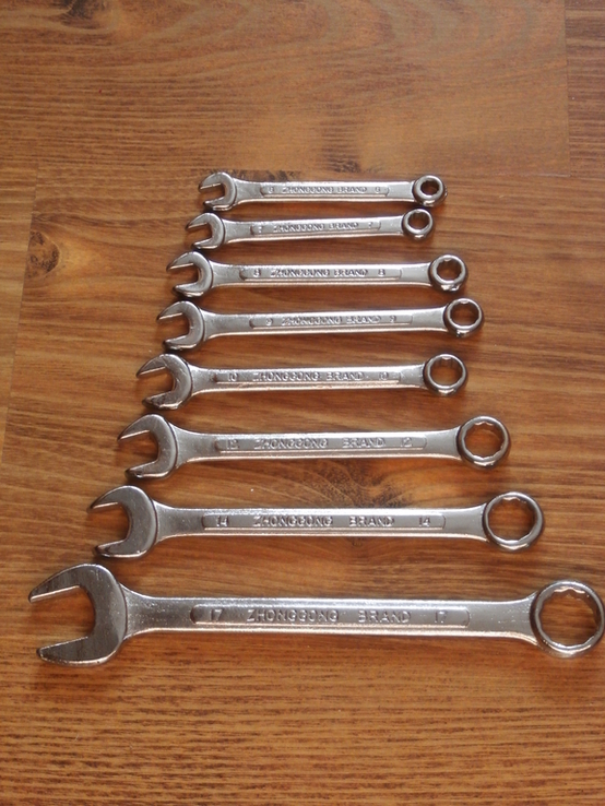 Набор ключей комбинированных 6-17 мм 8 штук, фото №4