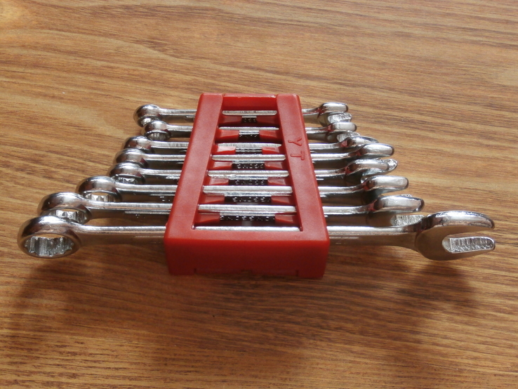 Набор ключей комбинированных 6-17 мм 8 штук, фото №5