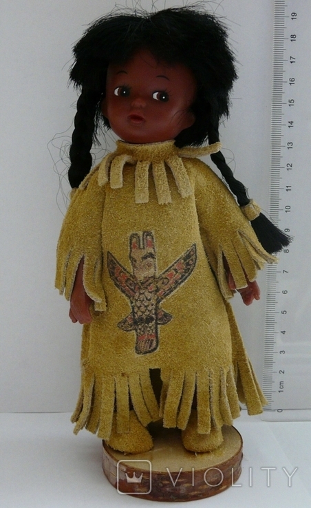 Лялька кукла индианка mede in china 17.5см без підставки, фото №2