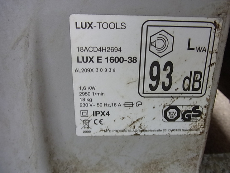 Газонокосарка LUX TOOLS 1600 W з Німеччини, фото №11