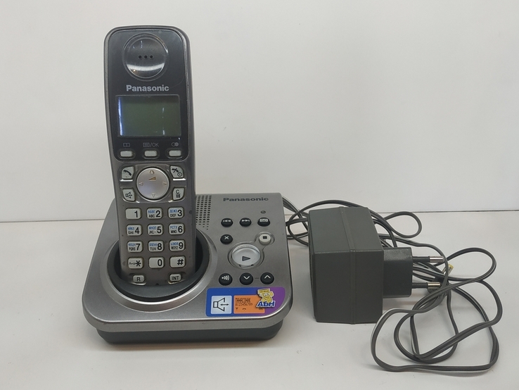 168 Телефон Panasonic с адаптером, модель № KX-TG 7227 UA, фото №2
