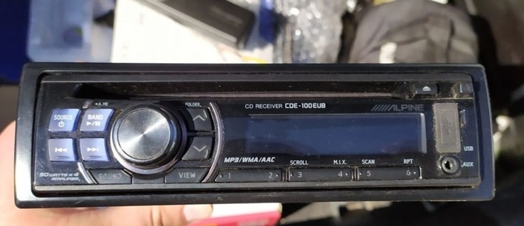 Автомагнитола Alpine cde-100 eub,с USB и mp3 і АUX, numer zdjęcia 2