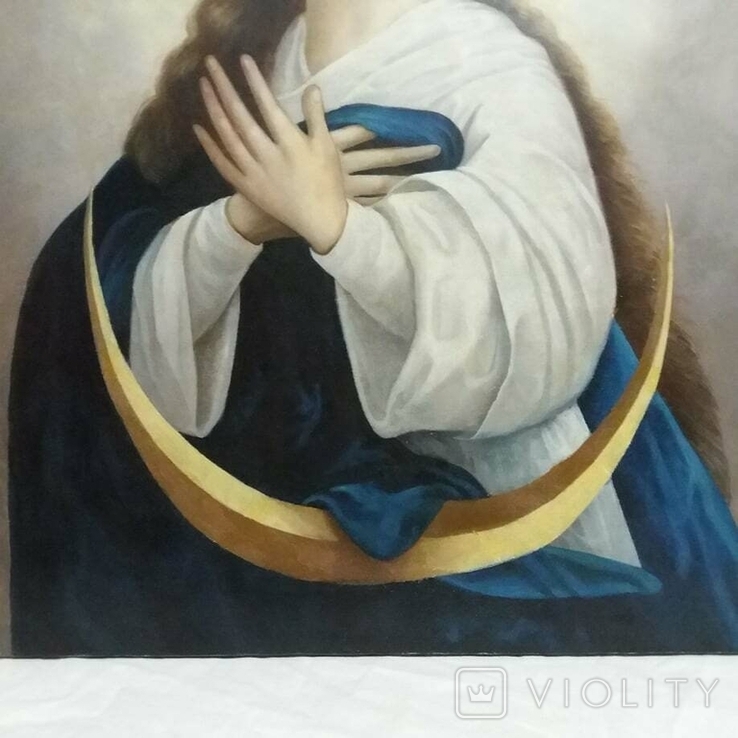Остробрамська ікона Божої Матері , Богородиця 47х58 см., фото №6
