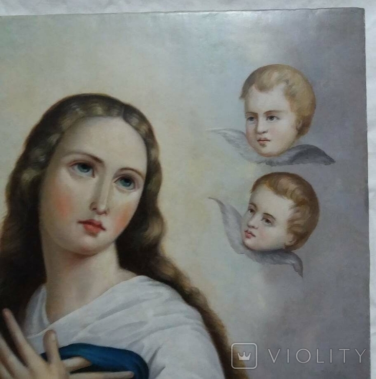 Остробрамська ікона Божої Матері , Богородиця 47х58 см., фото №7