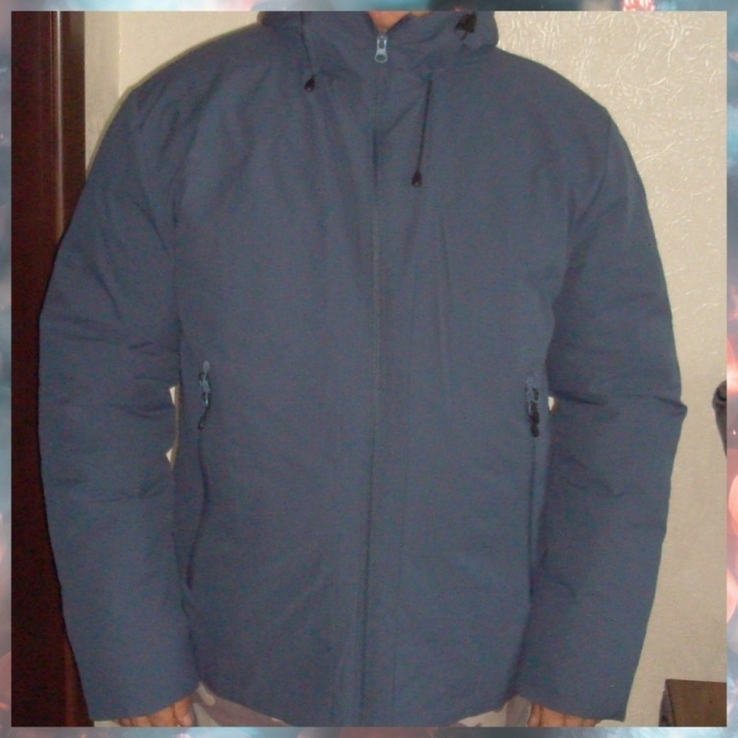 TU Thermolite стильная мужская теплая куртка с капюшоном 52/54 цвет маренго, фото №5