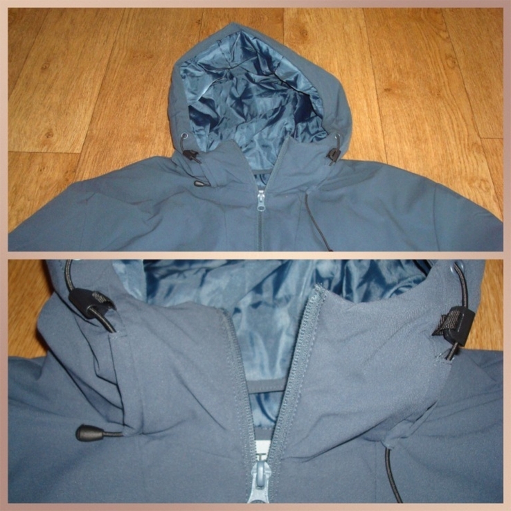 TU Thermolite стильная мужская теплая куртка с капюшоном 52/54 цвет маренго, фото №12