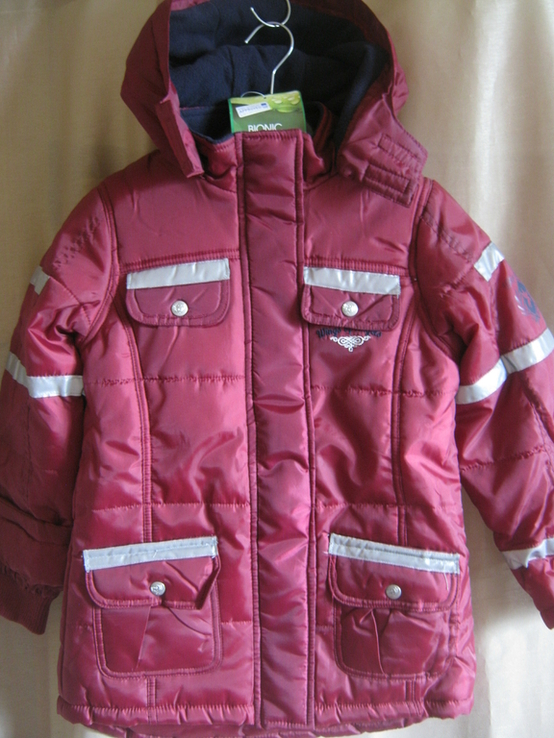 Куртка пальто pepperts удлиненная р122, 128, 134 германия., numer zdjęcia 8