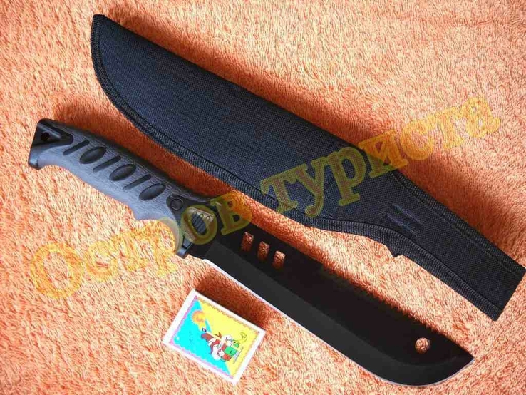 Охотничий туристический нож Golumbia 9918AA с ножнами 320 мм, фото №2