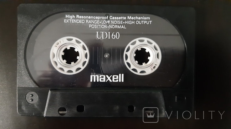 Касета Maxell UD I 60 (Release year: 1988), фото №4