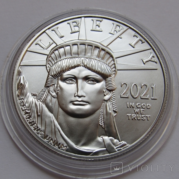 100 долларов 2021 г. США (1 oz. 999,5) Pt