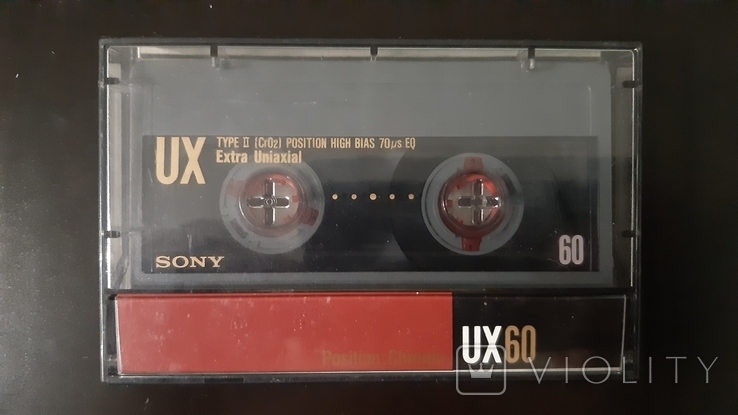 Касета Sony UX 60 (Release year: 1990), фото №2