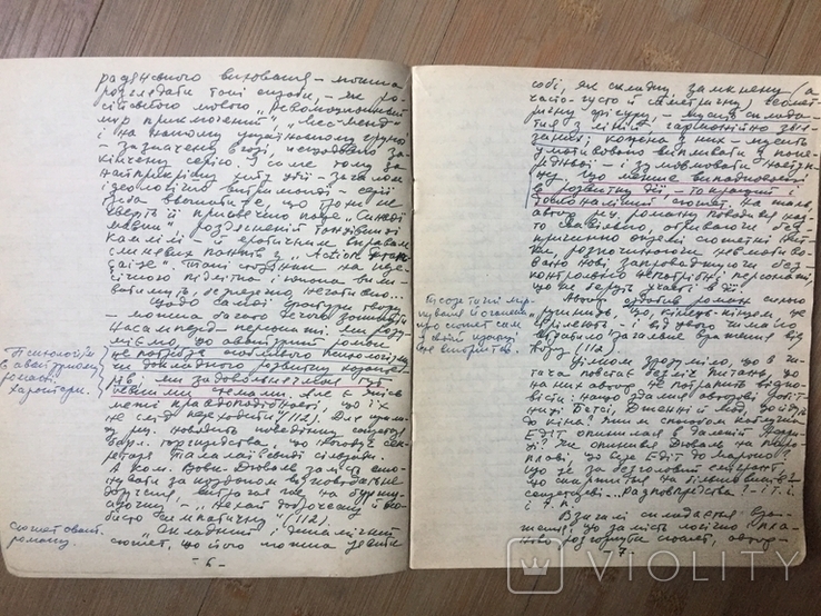 Manuscripts from 7 notebooks Lubomyr Senyk, photo number 11