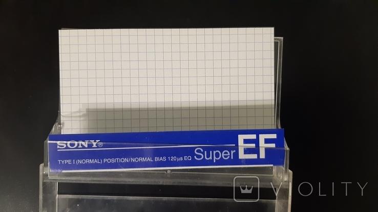 Касета Sony SuperEF 90 (Release year: 1991-92), фото №4