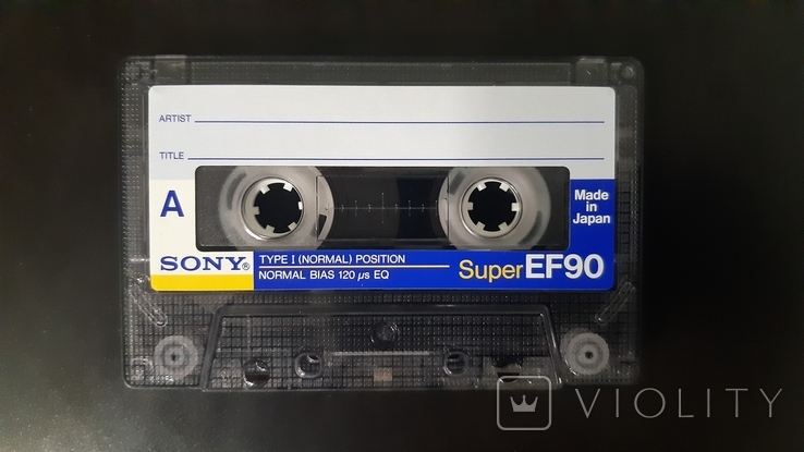 Касета Sony SuperEF 90 (Release year: 1991-92), фото №6