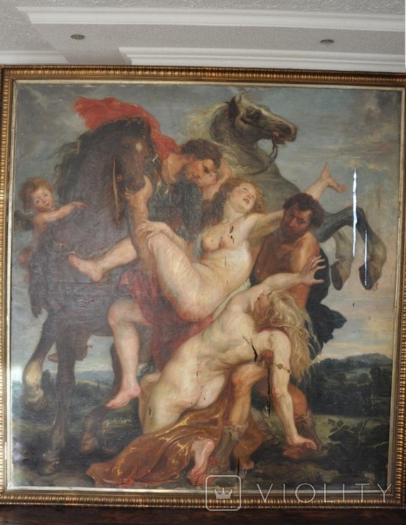 Rape of the Daughters of Leucippus копия за авторством Anthony Van Dyck, фото №6