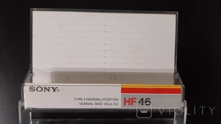 Касета Sony HF 46 (Release year: 1986), фото №4