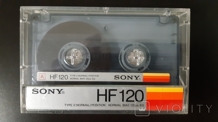 Касета Sony HF 120 (Release year: 1984)