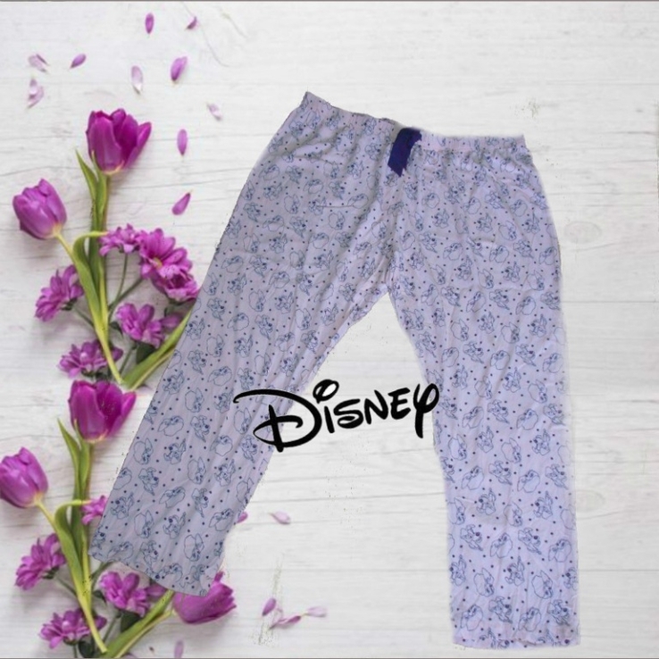 Disney Батал красивые пижамные брюки женские вискоза в принт 18/20, photo number 2