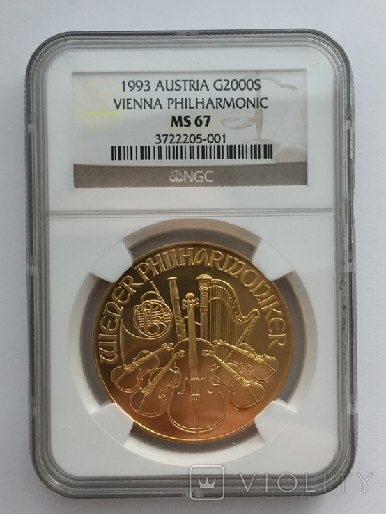 Австрия Филармония 1993 золото 1 OZ