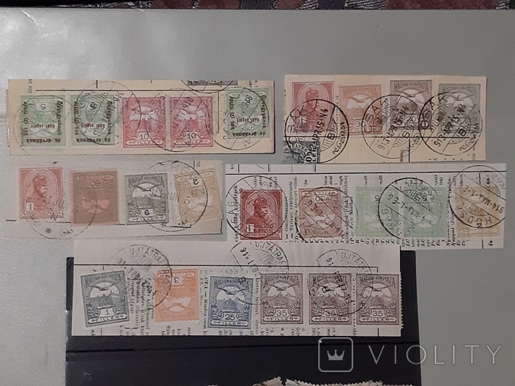 Почтовые марки Венгрии 1913-1914 гг. 42 штуки одним лотом, фото №3