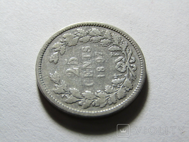 Нідерланди 25 центів 1897, фото №4