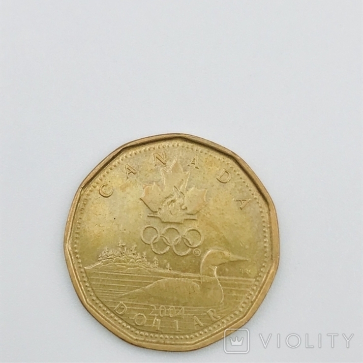 Канада 1 доллар, 2004, фото №2