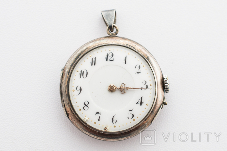 Годинник-підвіска срібний жіночий