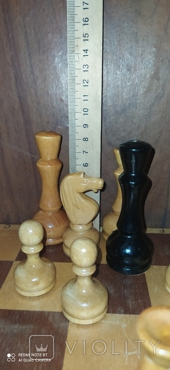 Деревянные шахматы, фото №3