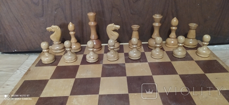 Деревянные шахматы, фото №5