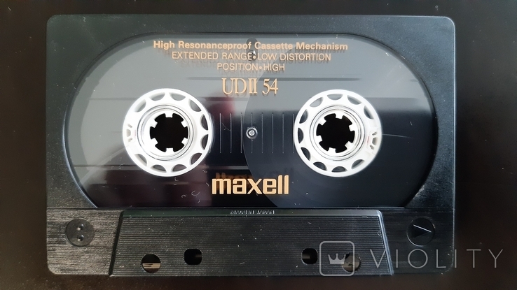 Касета Maxell UD-II 54 (Release year: 1988), фото №6