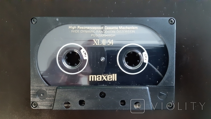 Касета Maxell XL II 54 (Release year: 1988), фото №5