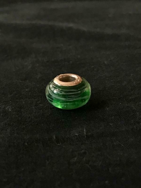 Стеклянный шарм для браслета, фото №2