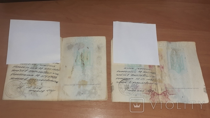Паспорт Украины 2 штуки, фото №4