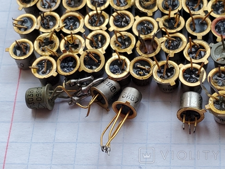 Radio components for processing-4-. (gilding)., photo number 13