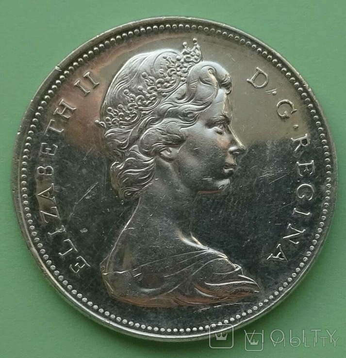 Канада, 1 доллар, 1966 год,