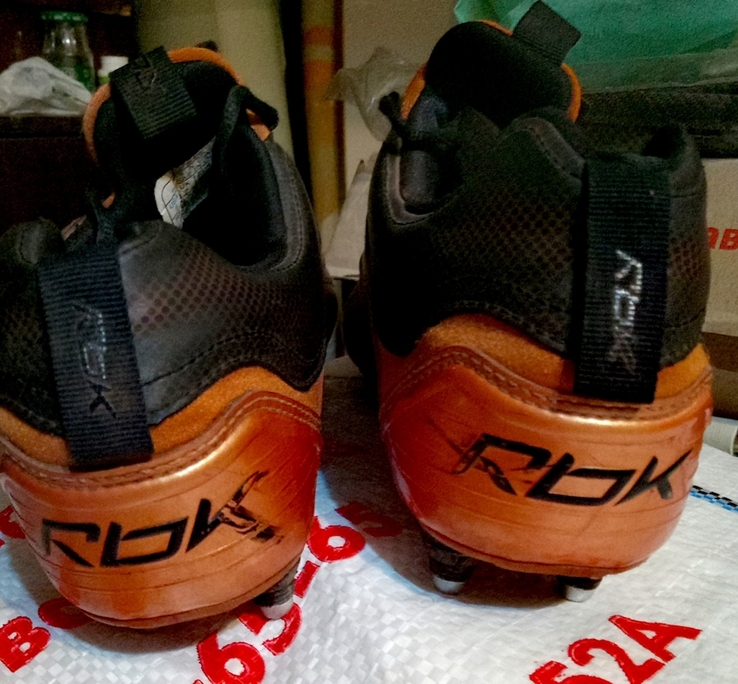 Торг кожаные бутсы Reebok RBK size 40.5 футбол, фото №4