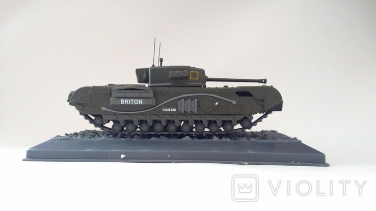  Танк CHURCHILL MK VII INFANTRY TANK MK. IV 1/43 ALTAYA, photo number 6