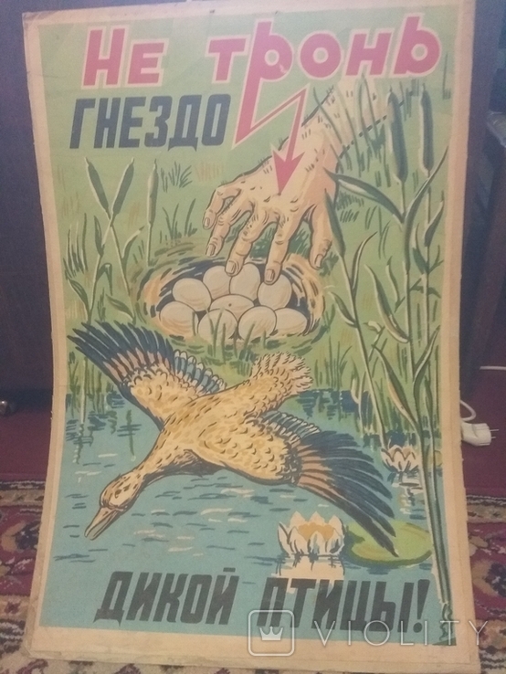 Плакат "Не тронь гнездо дикой птицы", фото №8