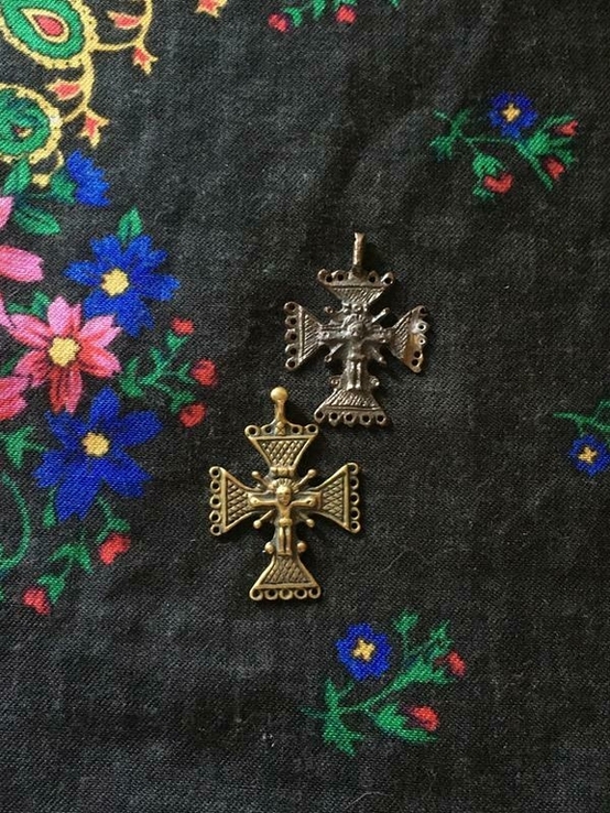 Крест згард, мальтийский крест, художественное литьё латунь, фото №4