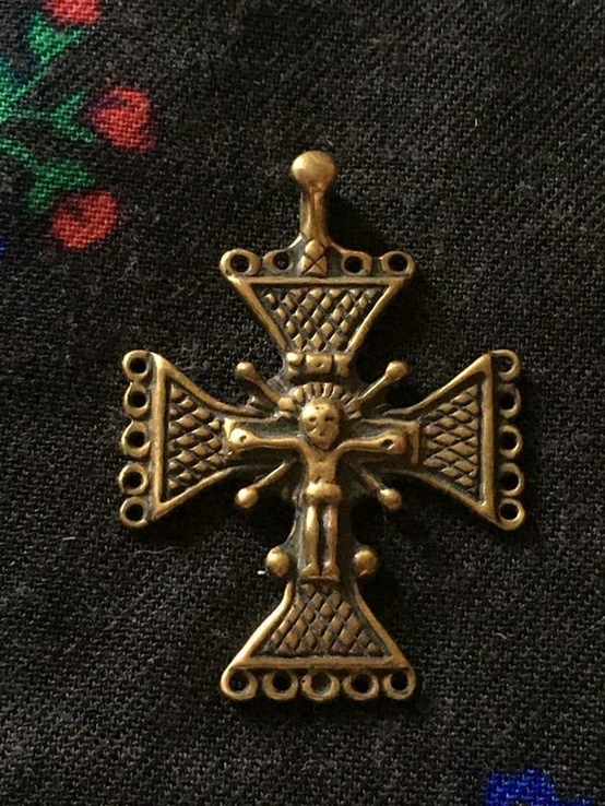 Крест згард, мальтийский крест, художественное литьё латунь, photo number 5
